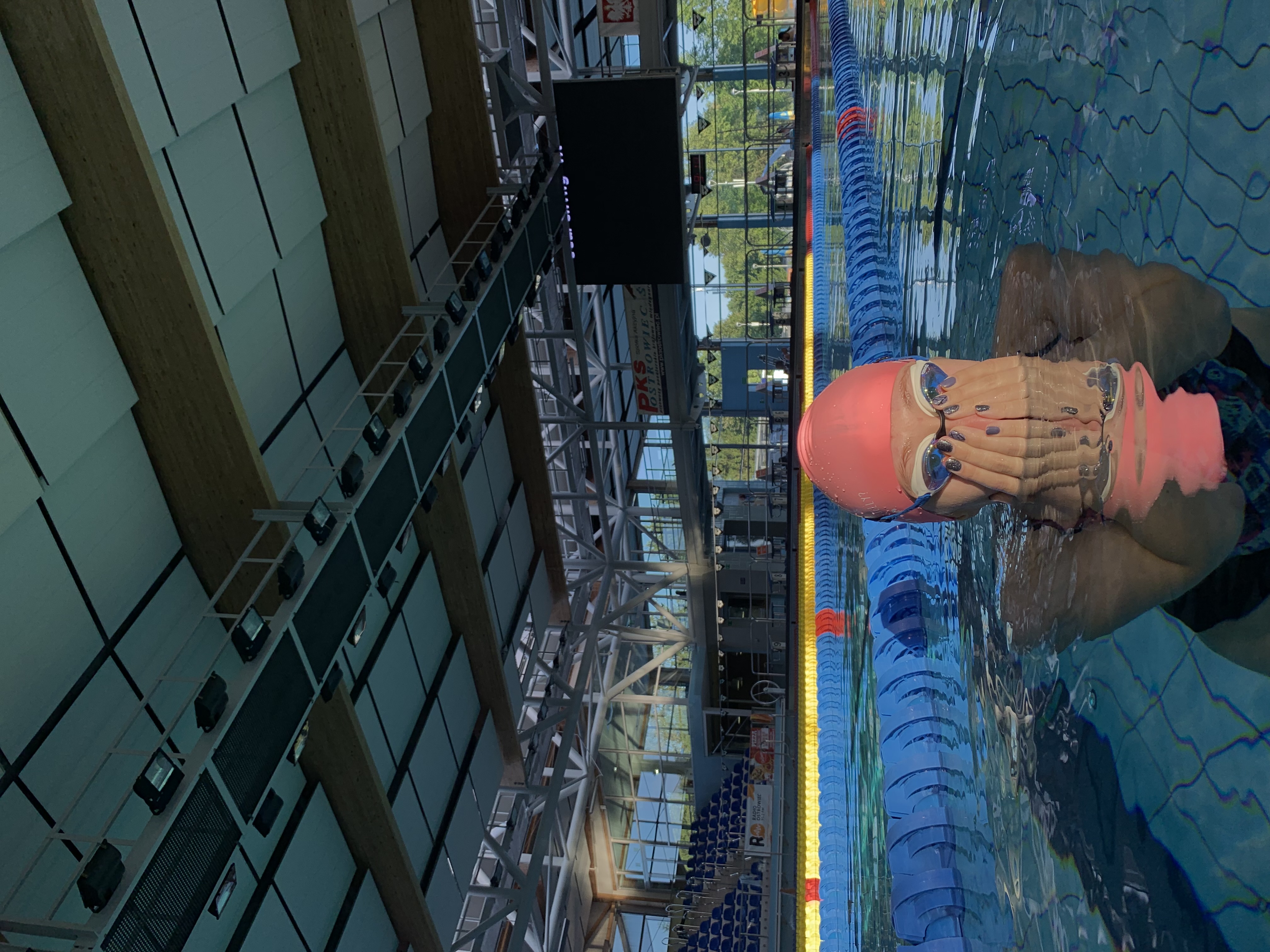 Instruktorka Emilia na treningu